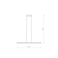 BAR LED S 10363, h=160 cm, 3000K, 700lm, 50 000h