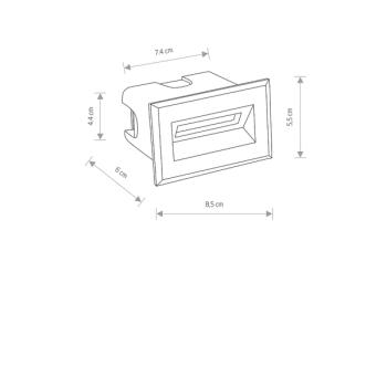 BAY LED S 8164, 3000K, 200lm, 54°, 10 000h-1