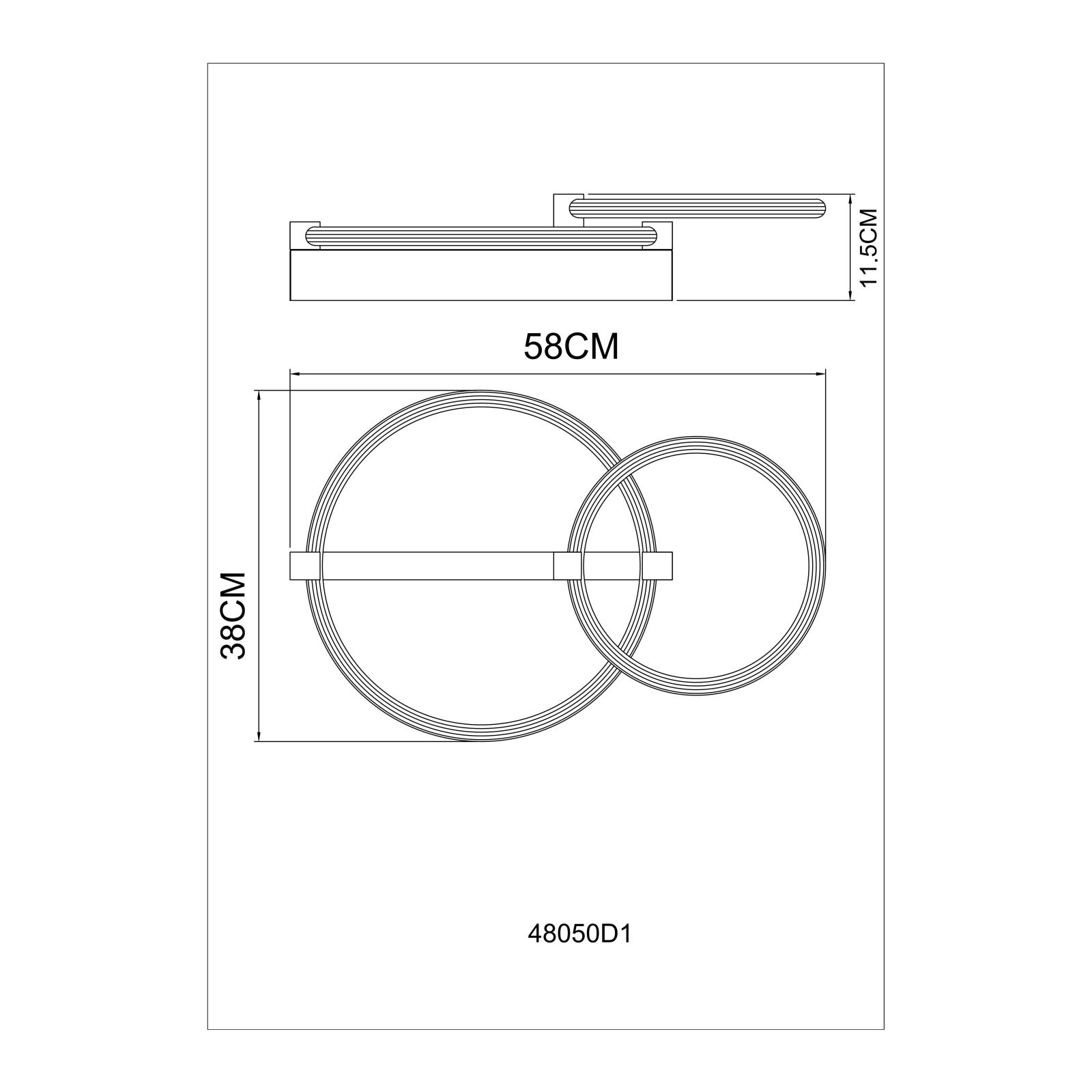 GLOBO FLETCHER 48050D1 stropné svietidlo