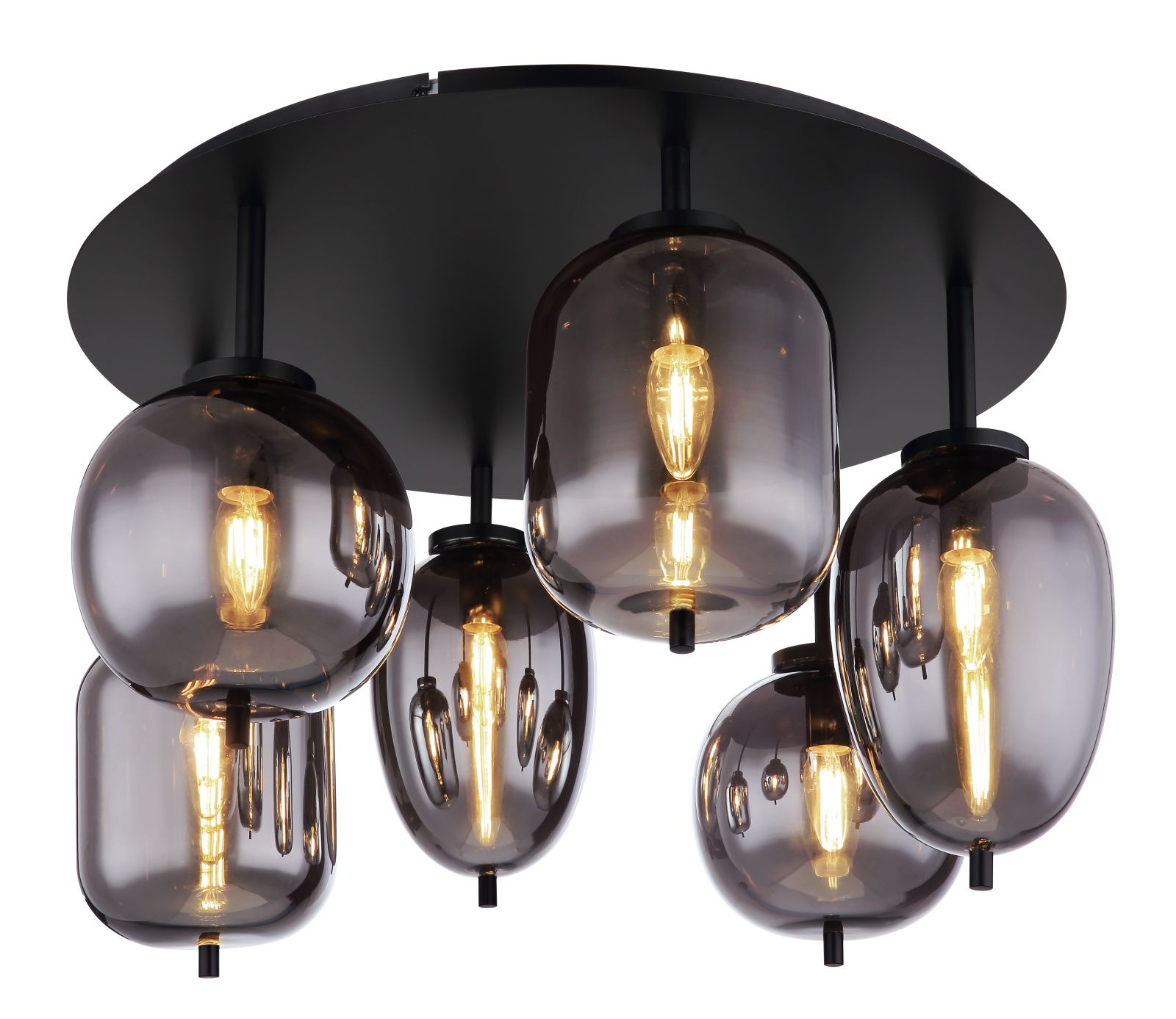 GLOBO BLACKY 15345-6D stropné svietidlo