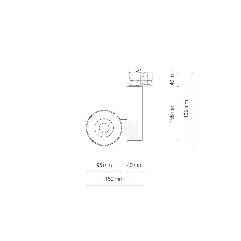 CTLS NEA LED WHITE 20W, 3000K 8757 3F