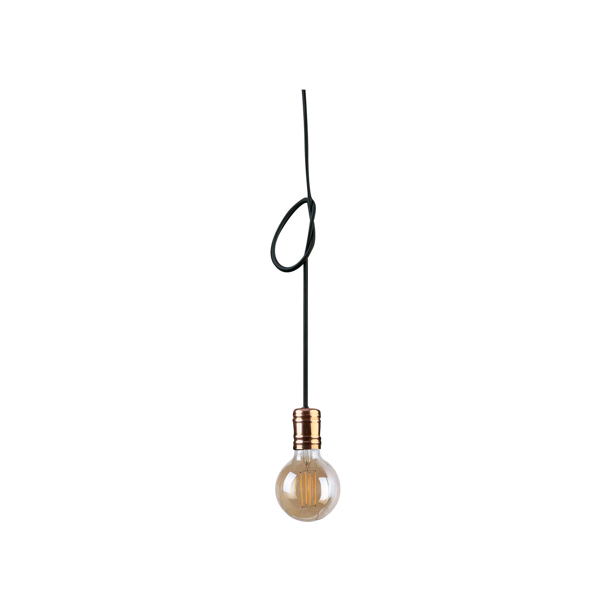 CABLE BLACK/COPPER I 9747, h=160 cm-0