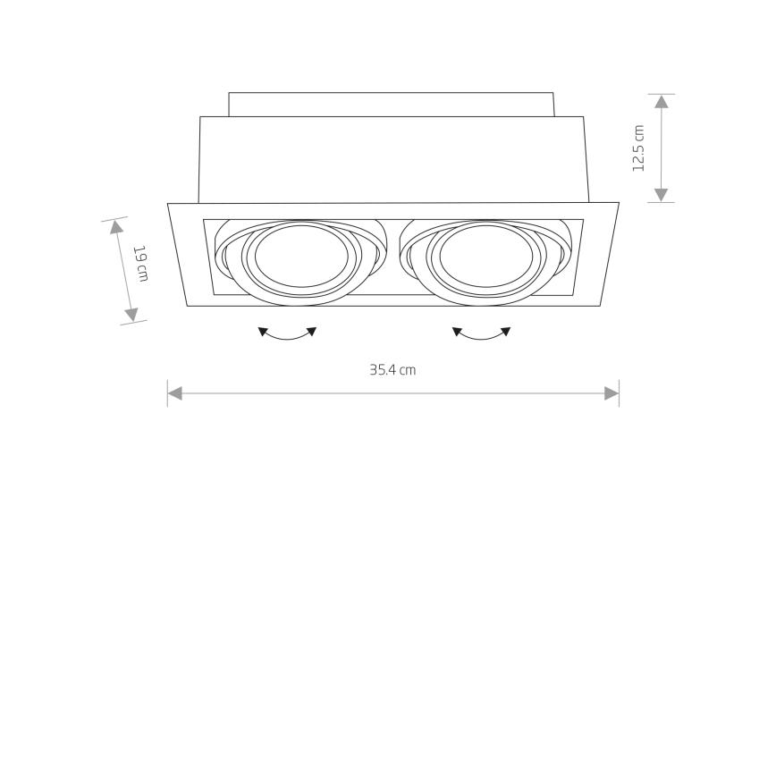 DOWNLIGHT WHITE II 9574-1