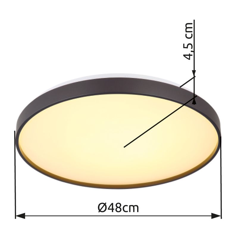 GLOBO ECLYPSE 41262-24 stropné svietidlo