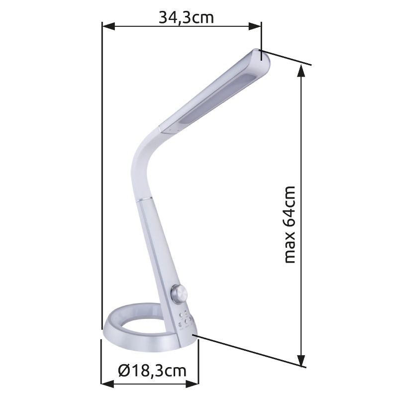GLOBO MITTI 58376B stolová lampa