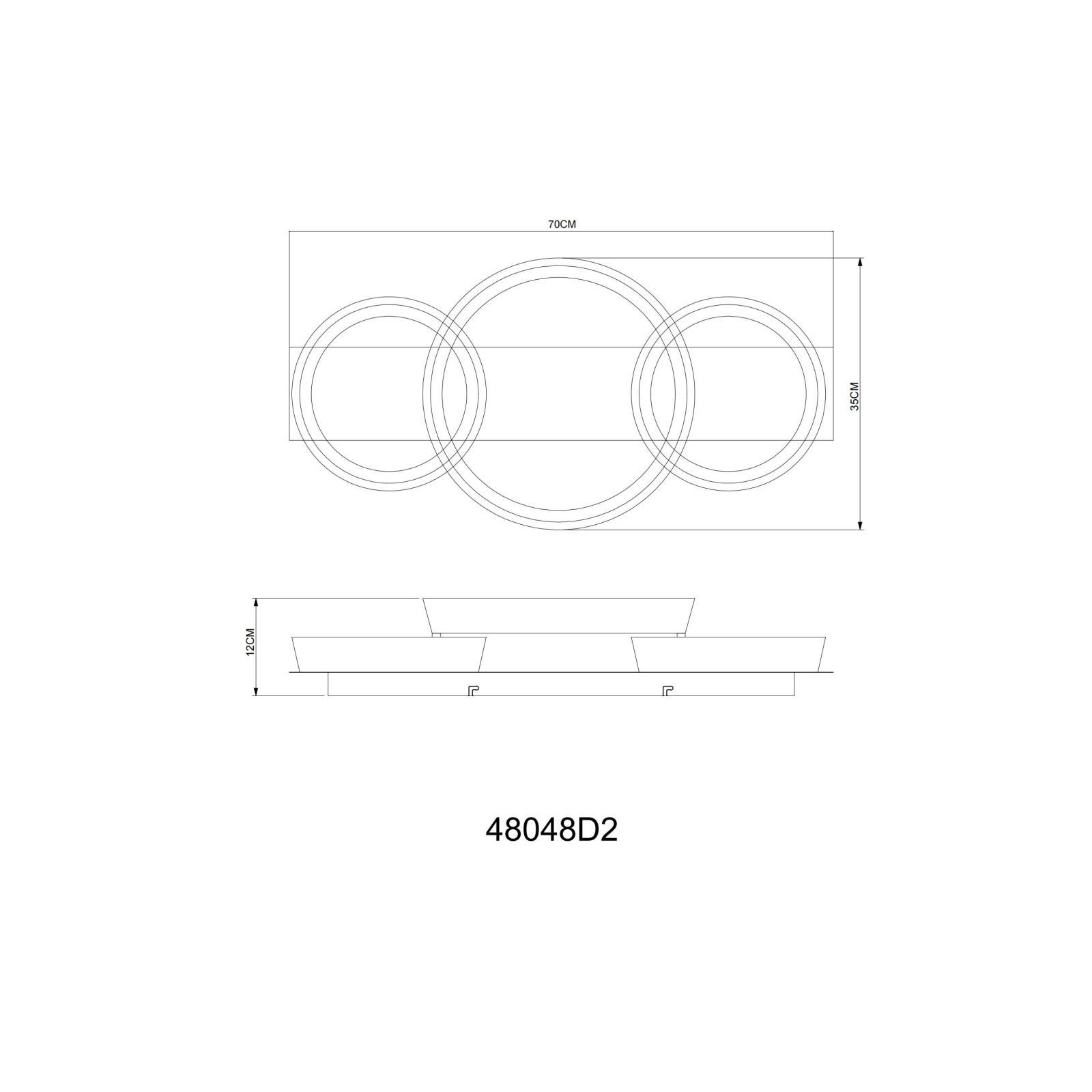 GLOBO SYRAKUS 48048D2 stropné svietidlo