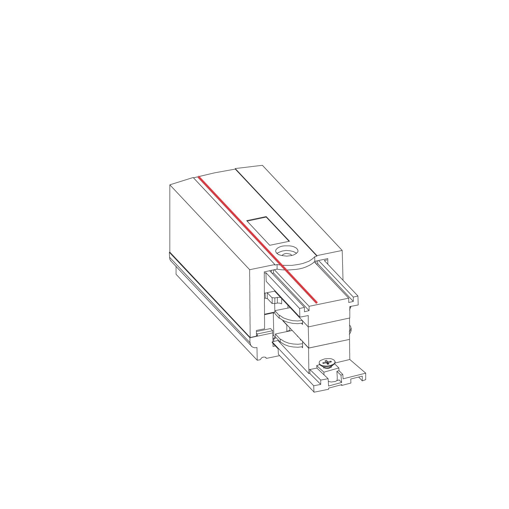 CTLS POWER END CAP, RIGHT BLACK ( PE-R) 8713 3F