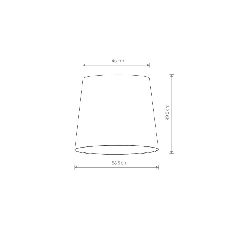 CAMELEON CONE L WH 8408, h=49,5 cm