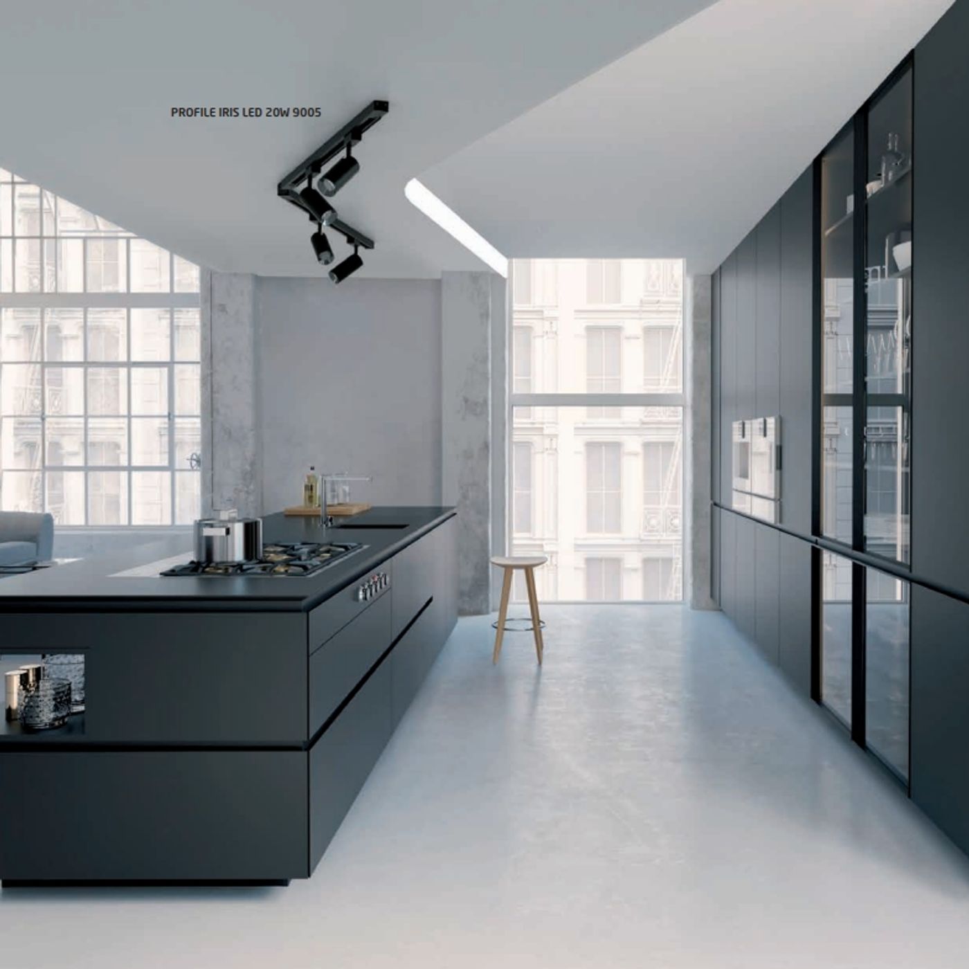 IRIS LED BLACK 9005, 3000K, 1360lm 1F