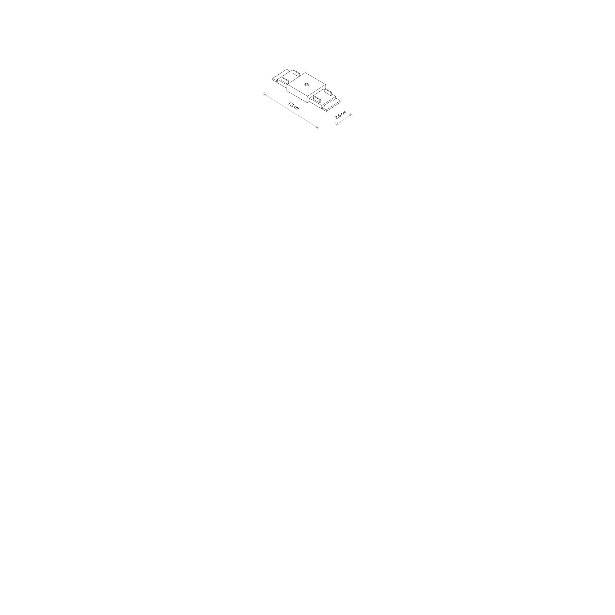 UT-LVM STRAIGHT CONNECTOR 11322