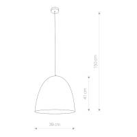 EGG BLACK 9022, h=150 cm