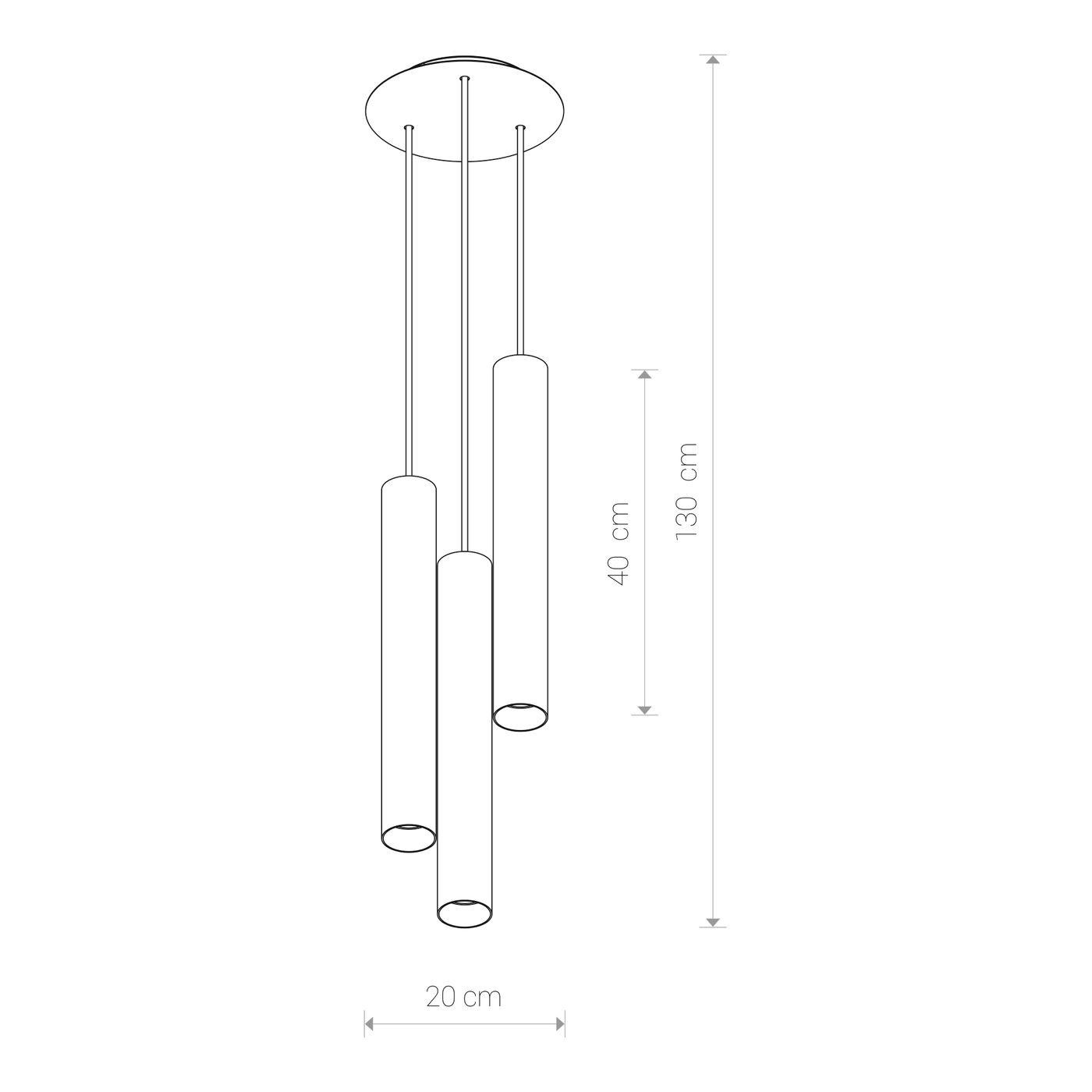 EYE BLACK III 8917, h=130 cm