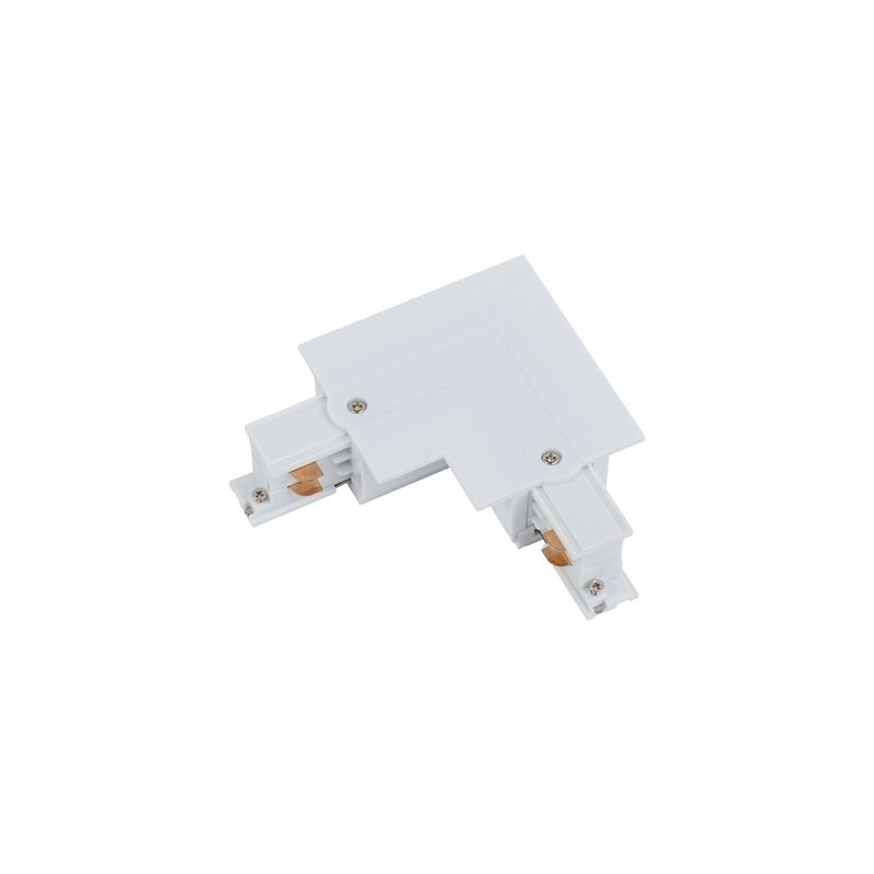 CTLS RECESSED POWER L CONNECTOR, RIGHT (L-R) WHITE 8230 3F