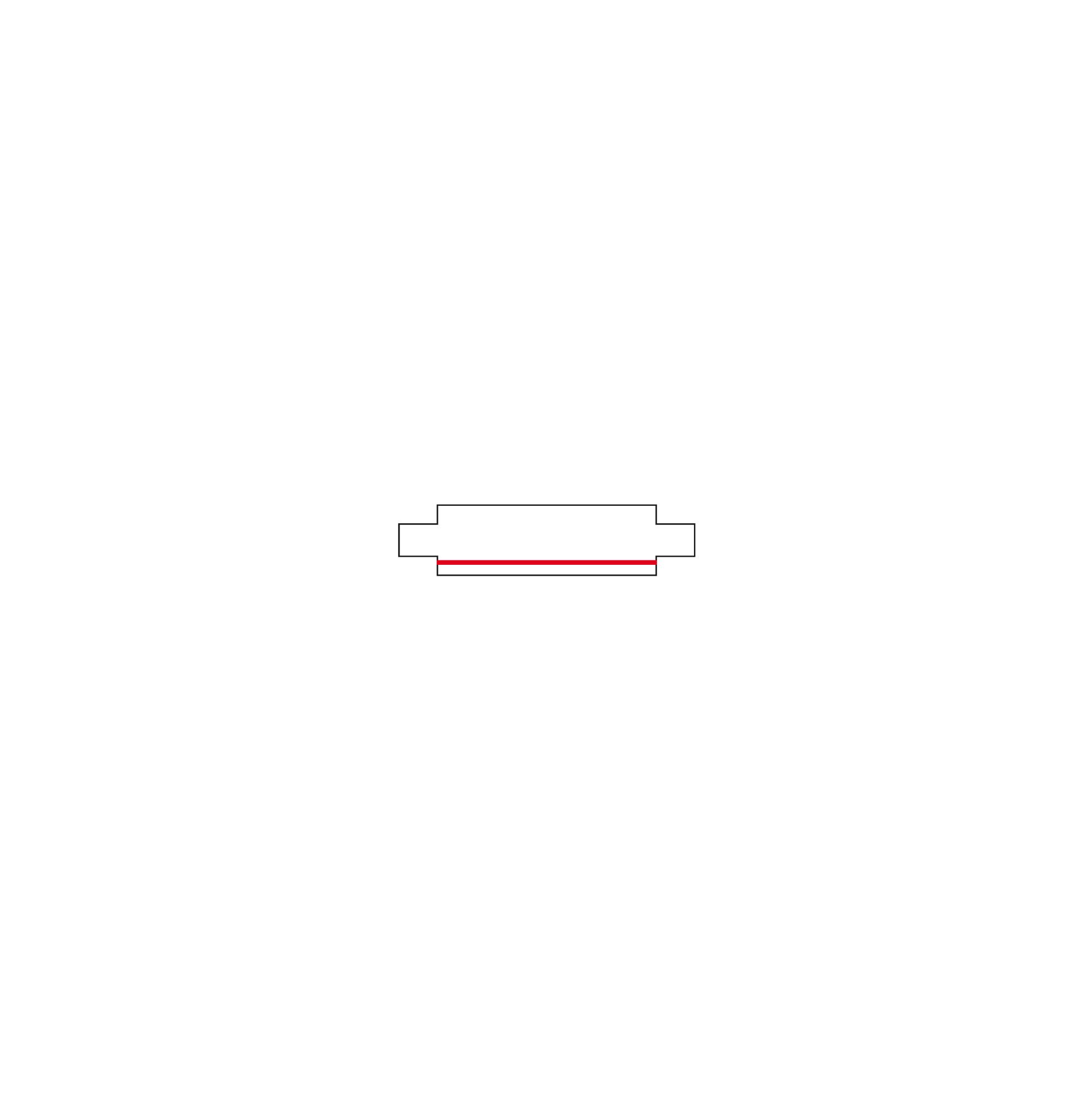 CTLS RECESSED POWER STRAIGHT CONNECTOR WHITE 8686 3F