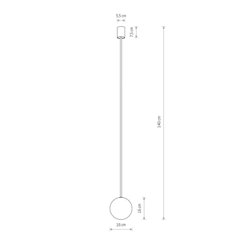 KIER L GOLD 10308, h=140 cm