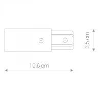 PROFILE POWER END CAP BLACK 9463 1F