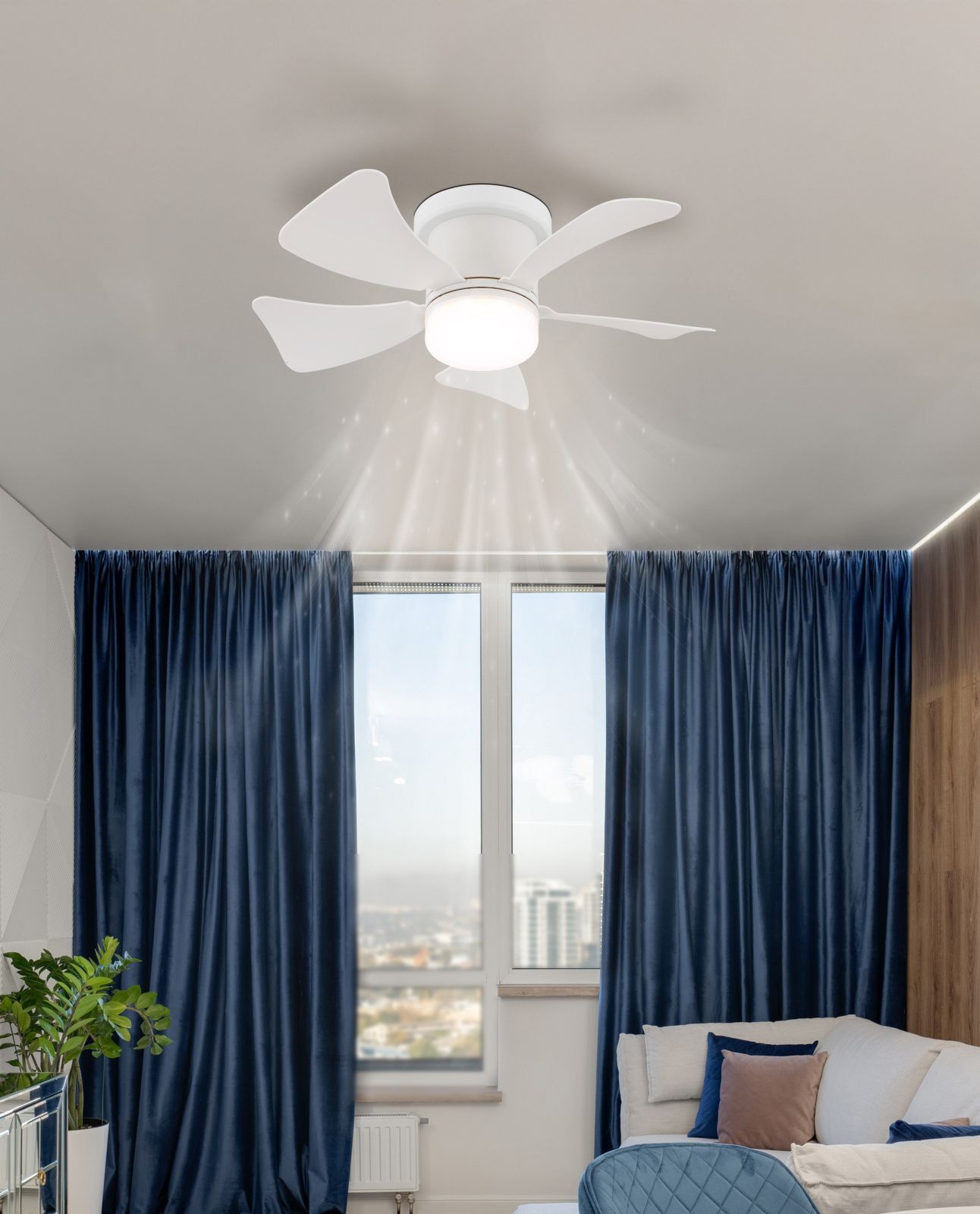 GLOBO HINES 03609W ventilátor