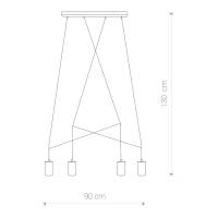 IMBRIA BLACK 9192, h=130 cm