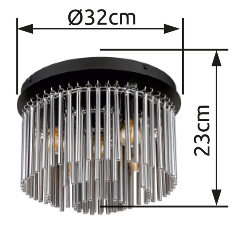 GLOBO GORLEY 15698D stropné svietidlo