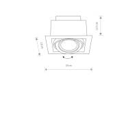 DOWNLIGHT BLACK I 9571