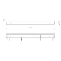 CAMELEON CANOPY C 1200 WH 8555