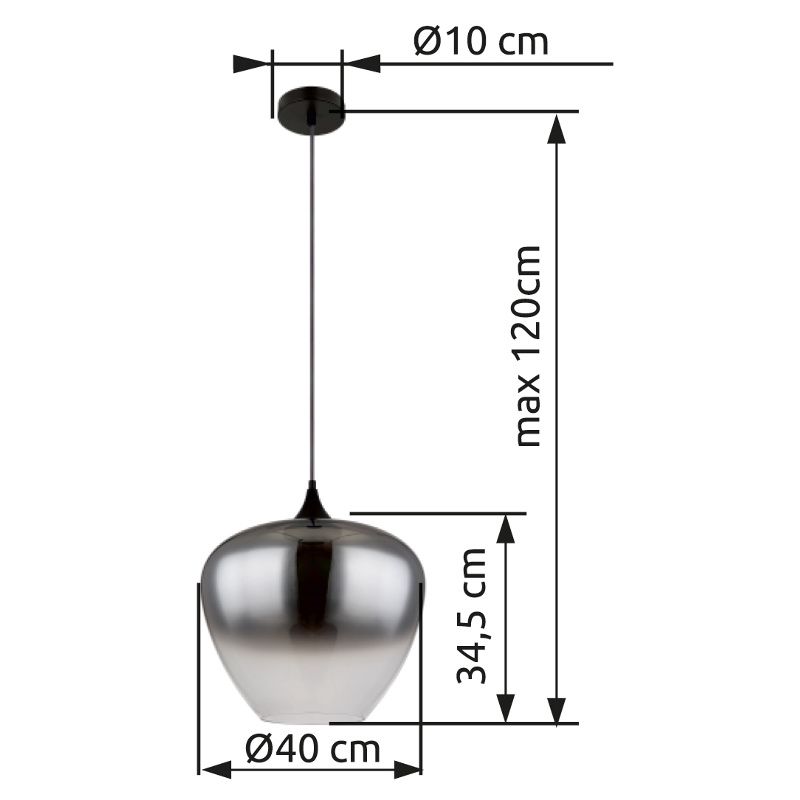GLOBO MAXY 15548H2 závesné svietidlo