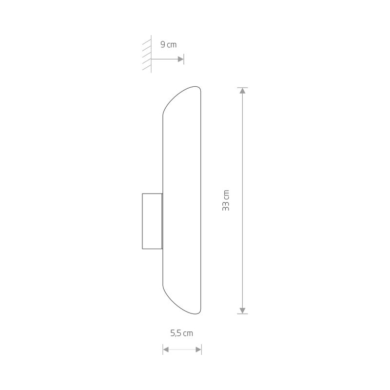 EYE WALL CUT WHITE 7993
