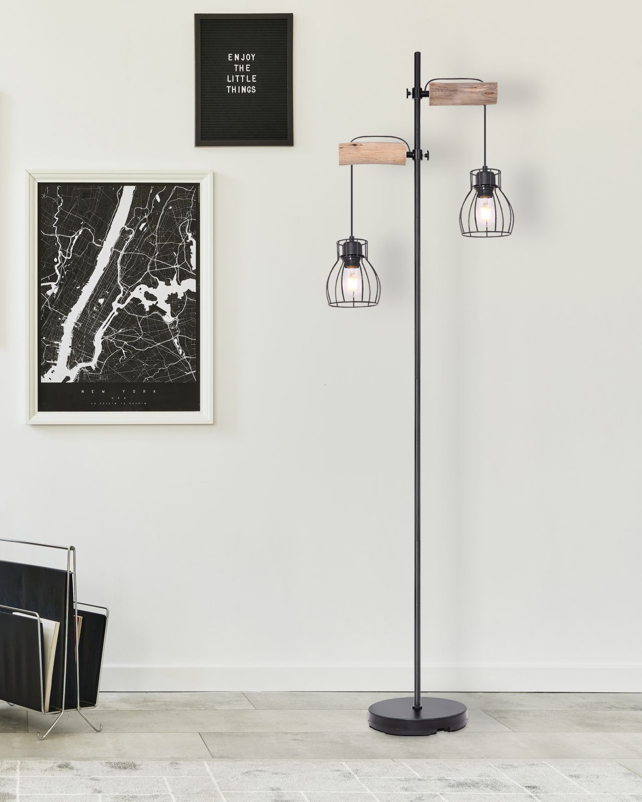 GLOBO MINA 15326-2SN stojanová lampa