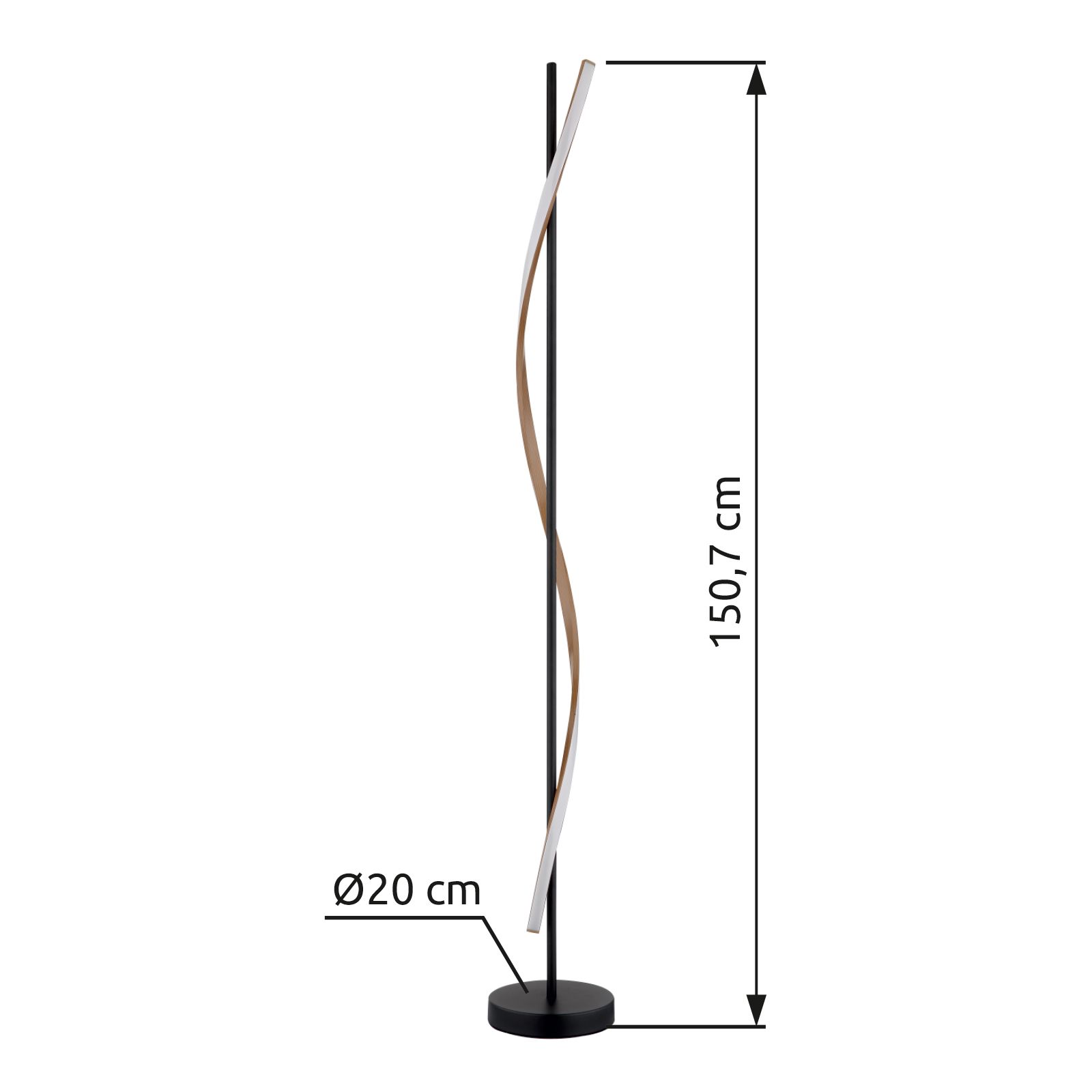 GLOBO WATKINS 67354S stojanová lampa