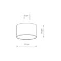 ELLIPSES LED BLACK 8182
