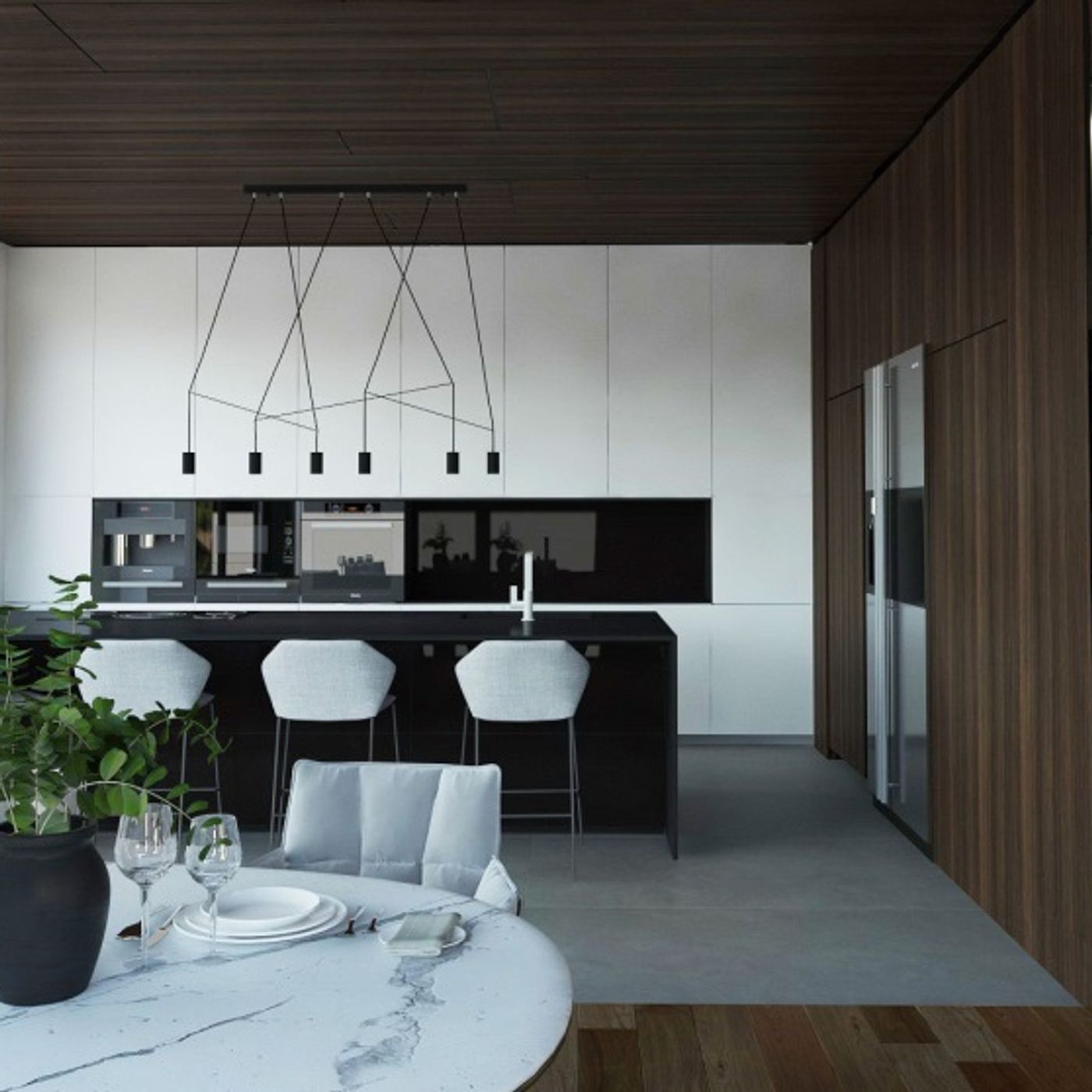 VIVIANE BLACK 6774, h=108 cm