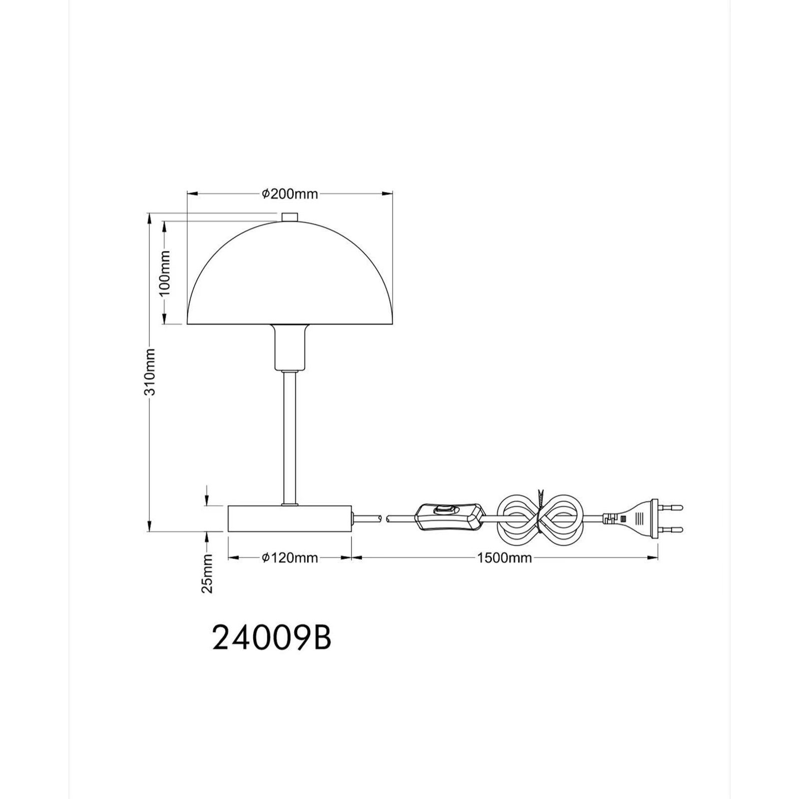 GLOBO ATOMA I 24009B stolová lampa