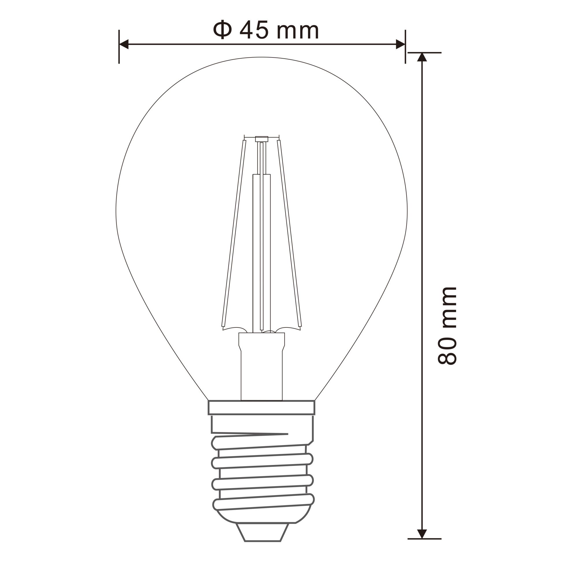 GLOBO LED BULB 10585-2K žiarovka