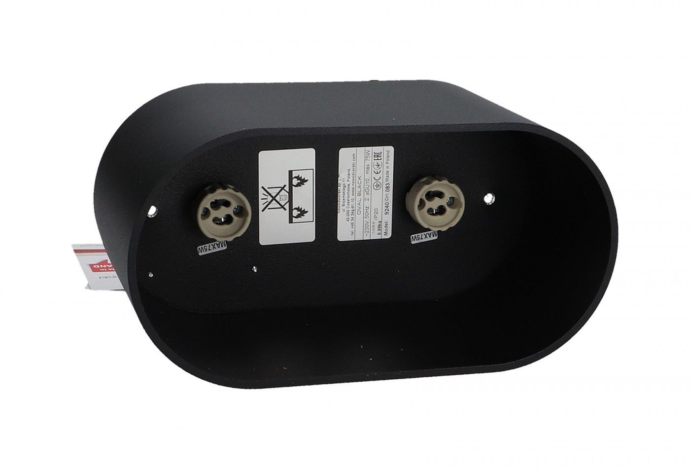 OVAL BLACK 9240