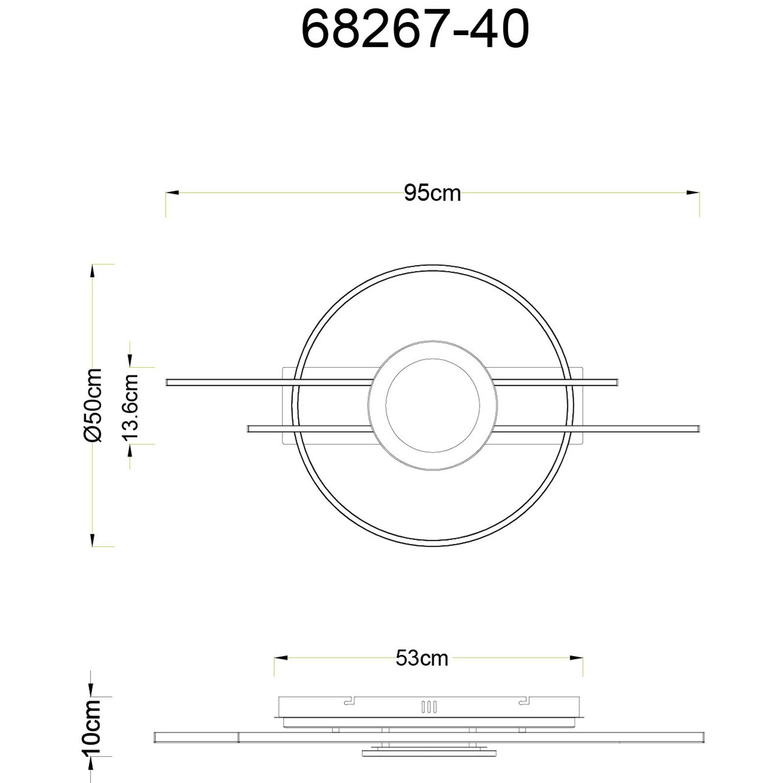 GLOBO DONTE 68267-40 stropné svietidlo