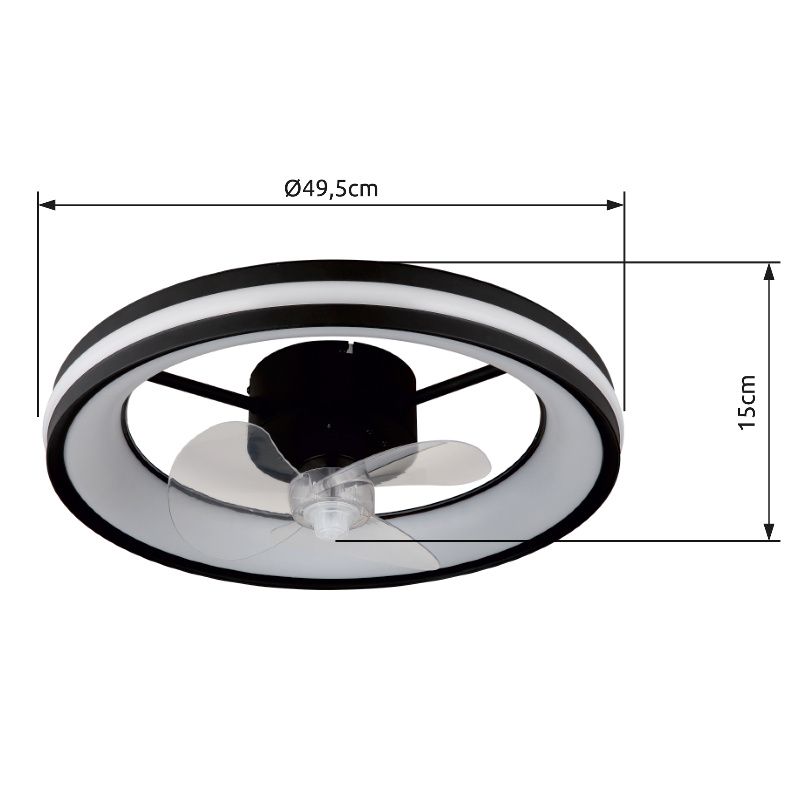 GLOBO GATIAN 03651 ventilátor