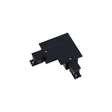CTLS RECESSED POWER L CONNECTOR, RIGHT (L-R) BLACK 8231 3F
