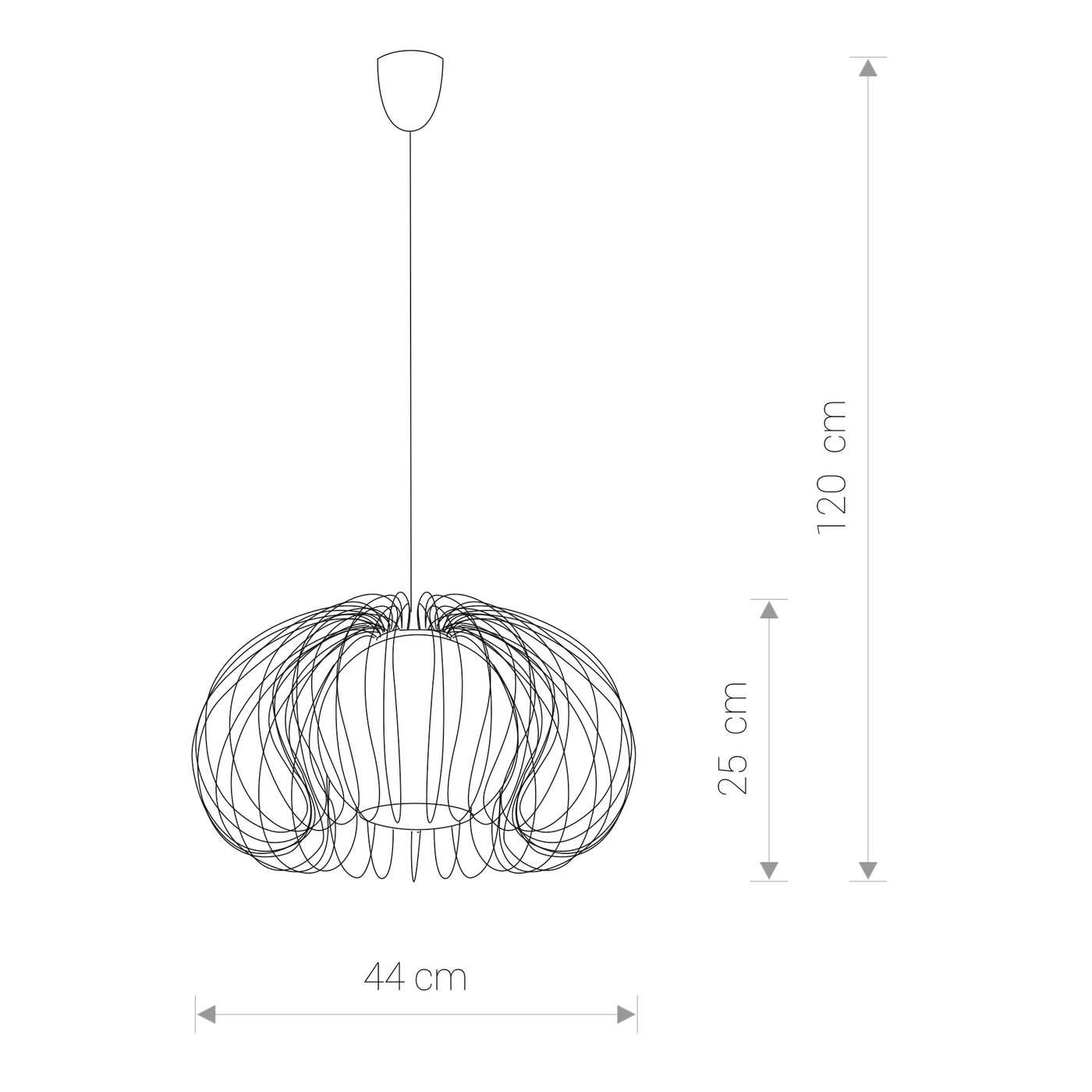 MERSEY WHITE I 5295, h=120 cm