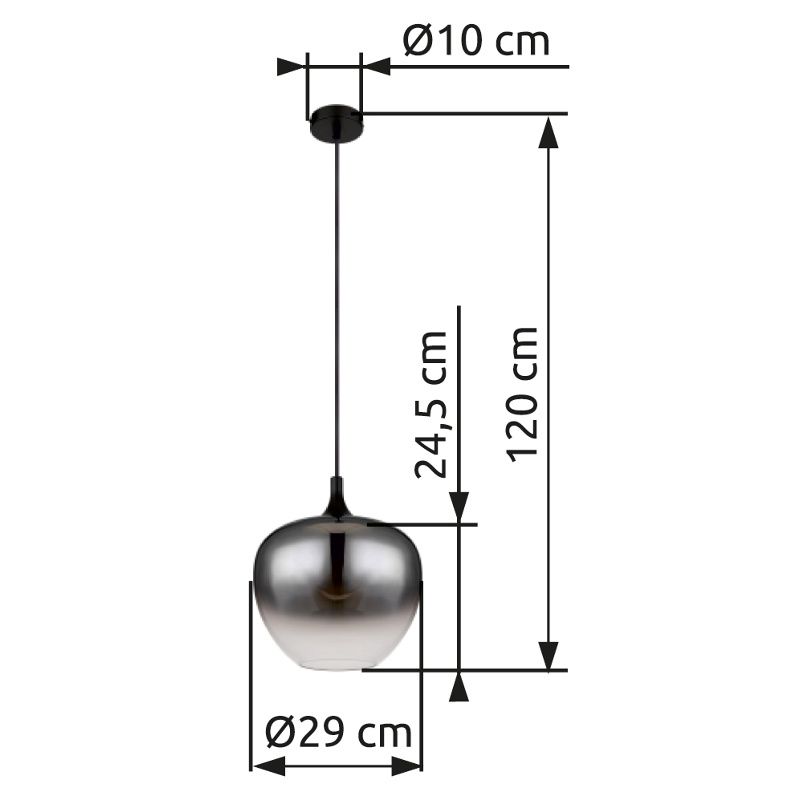 GLOBO MAXY 15548H1 závesné svietidlo