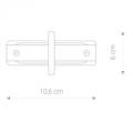 PROFILE RECESSED STRAIGHT CONNECTOR 8968 1F