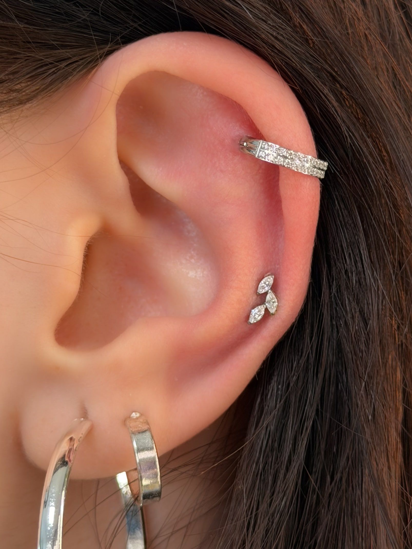 Helix, conch a piercingy laloka