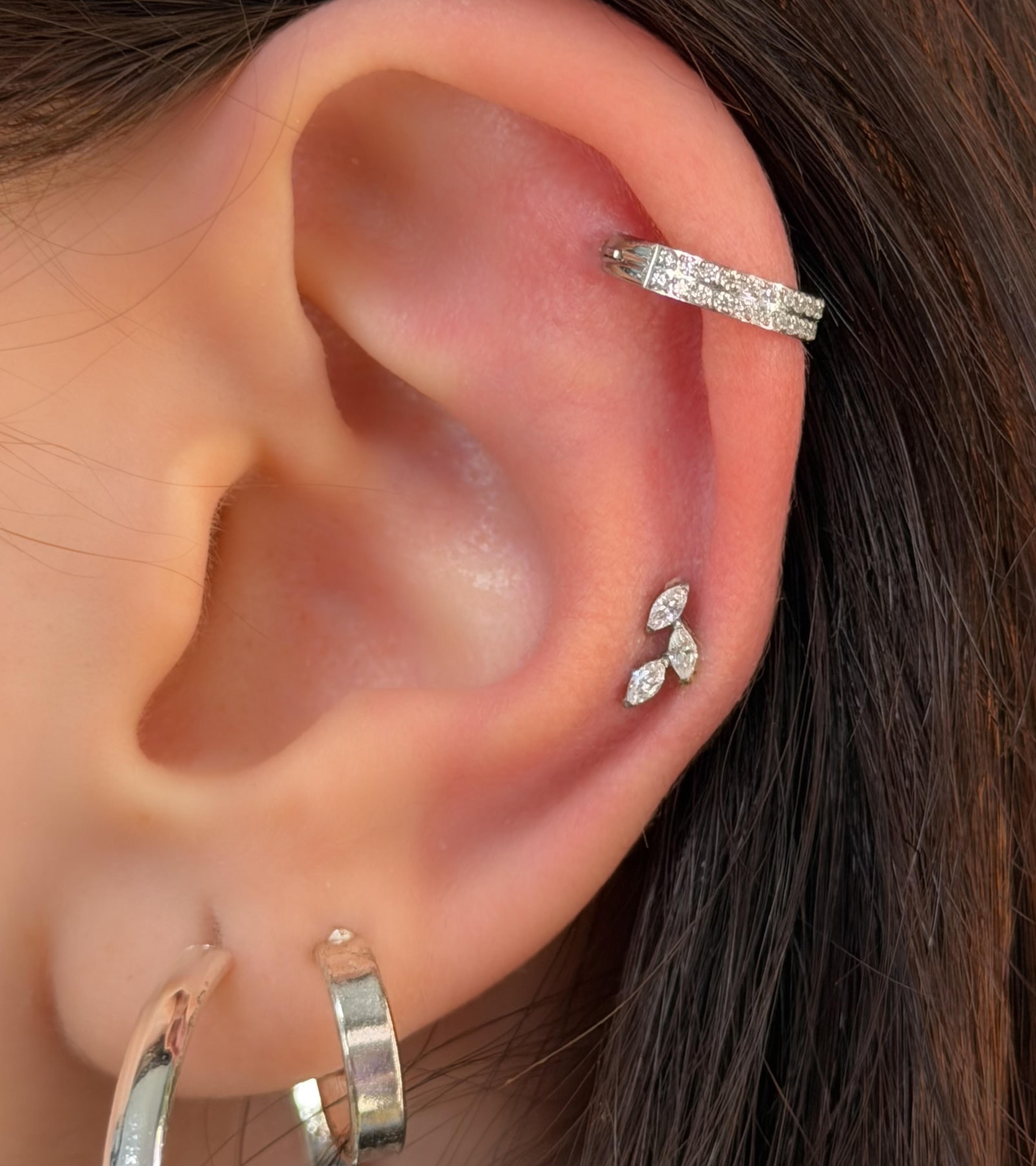 Helix, conch a piercingy laloka
