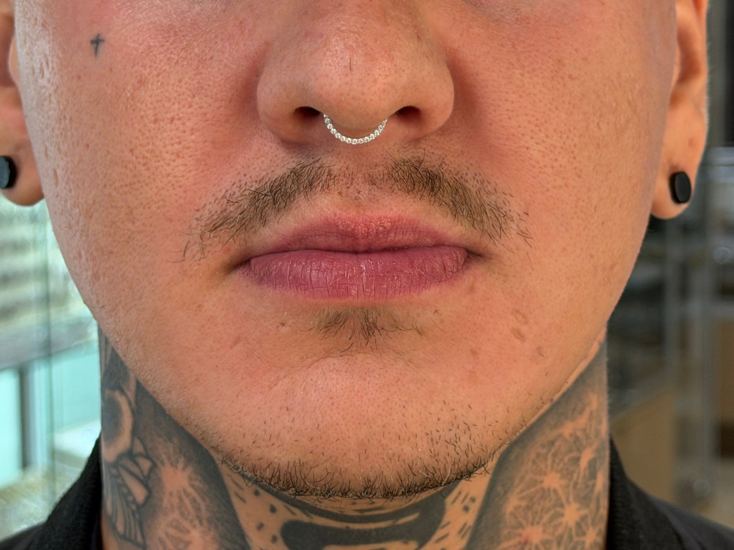Septum piercing