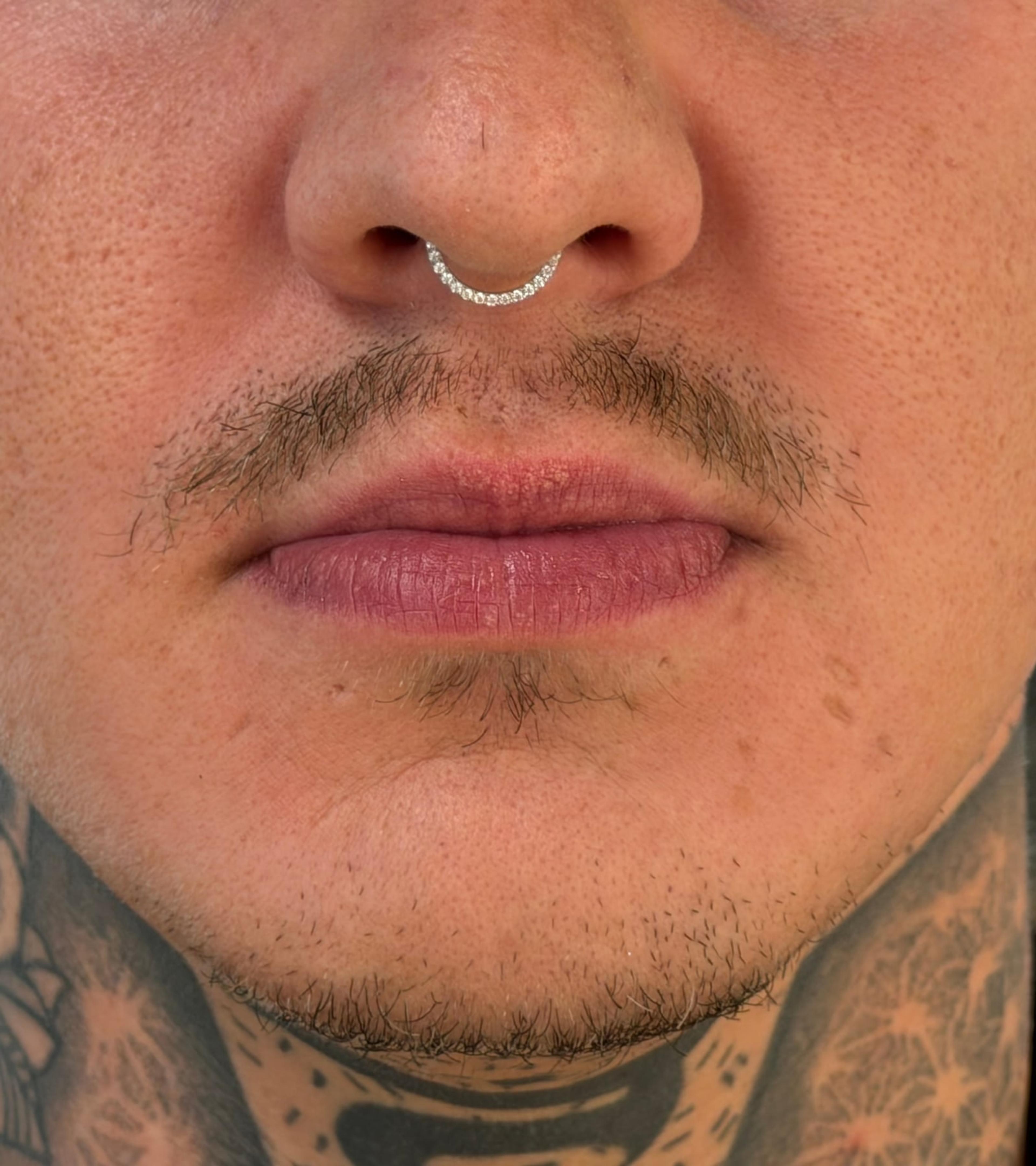 Septum piercing
