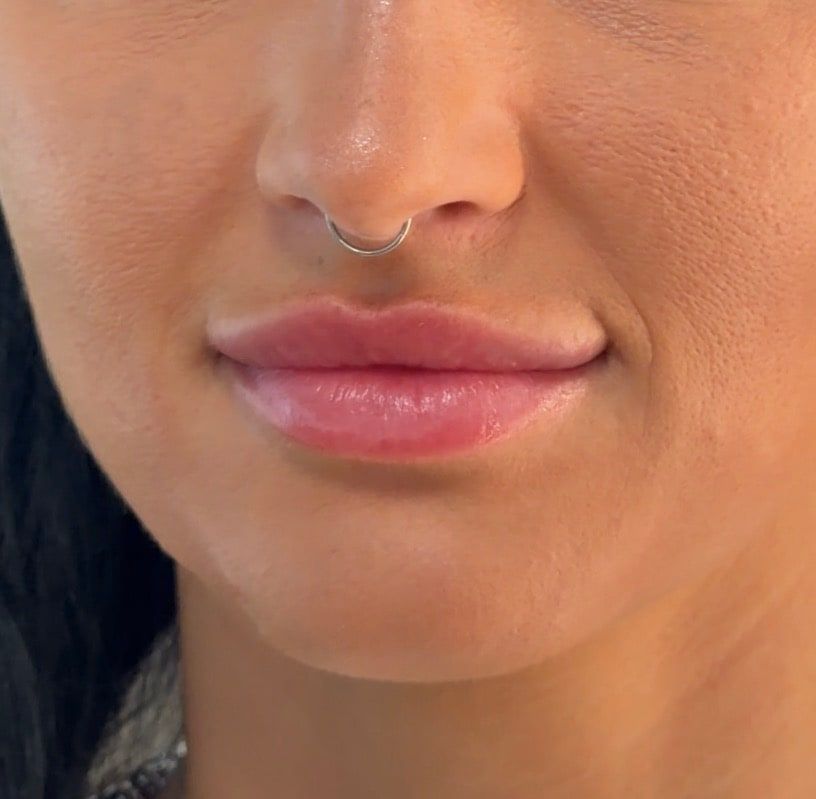 Septum piercing