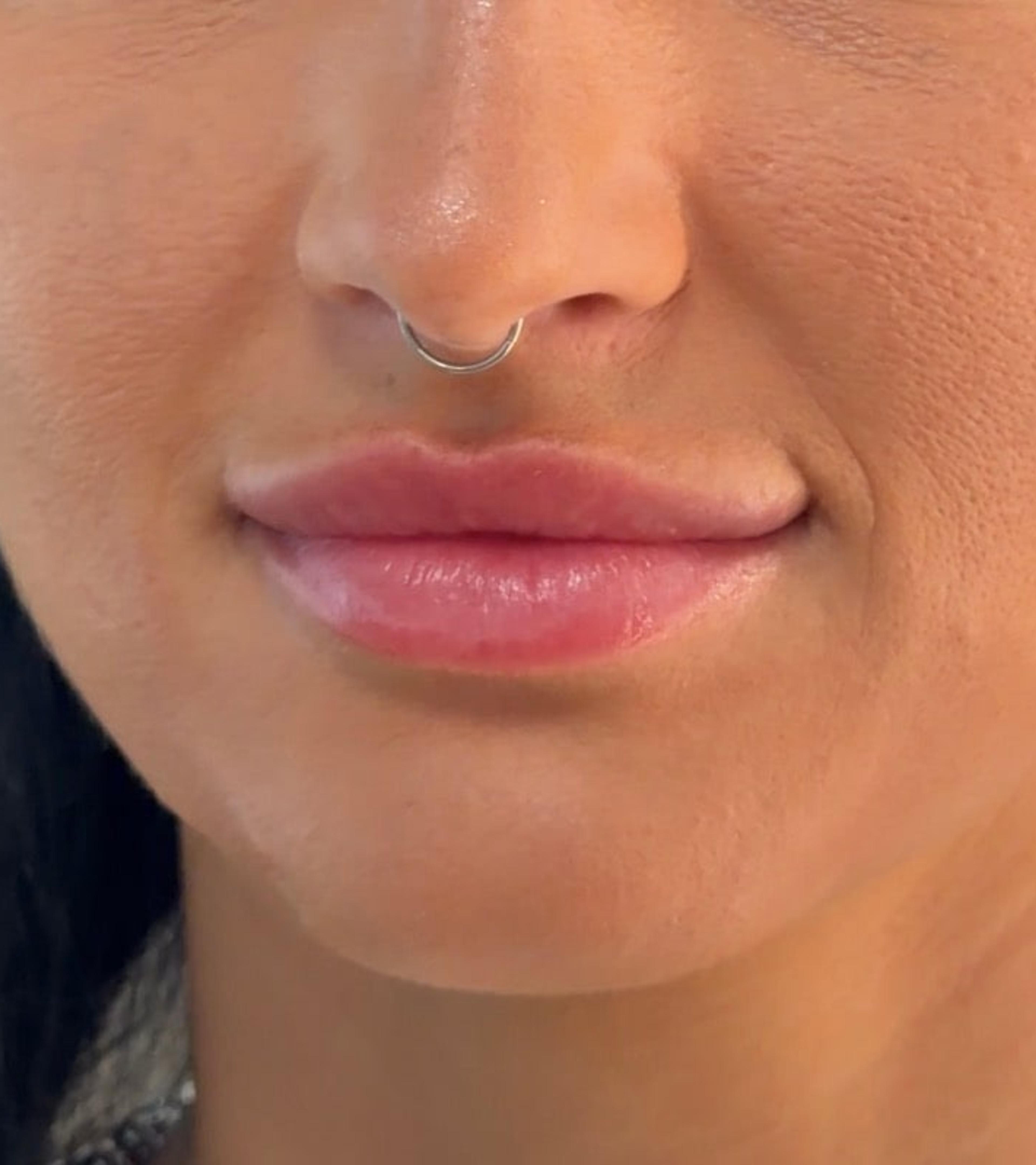 Septum piercing