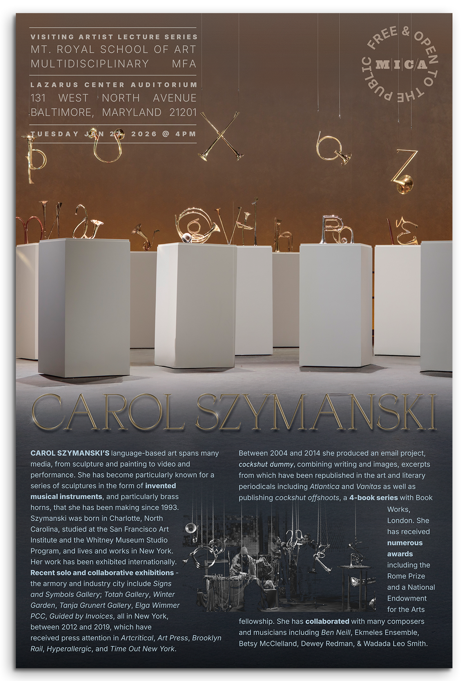 Carol Szymanski Lecture Poster
