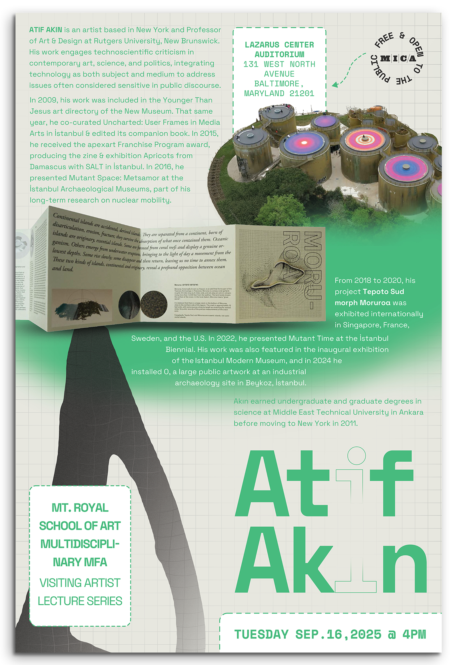 Atif Akin Lecture Poster