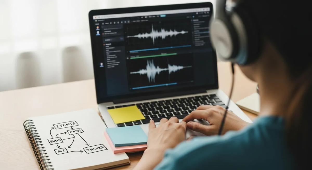 ナラティブ分析と音声活用の完全ガイド｜AIで商談やインタビューを資産に変える