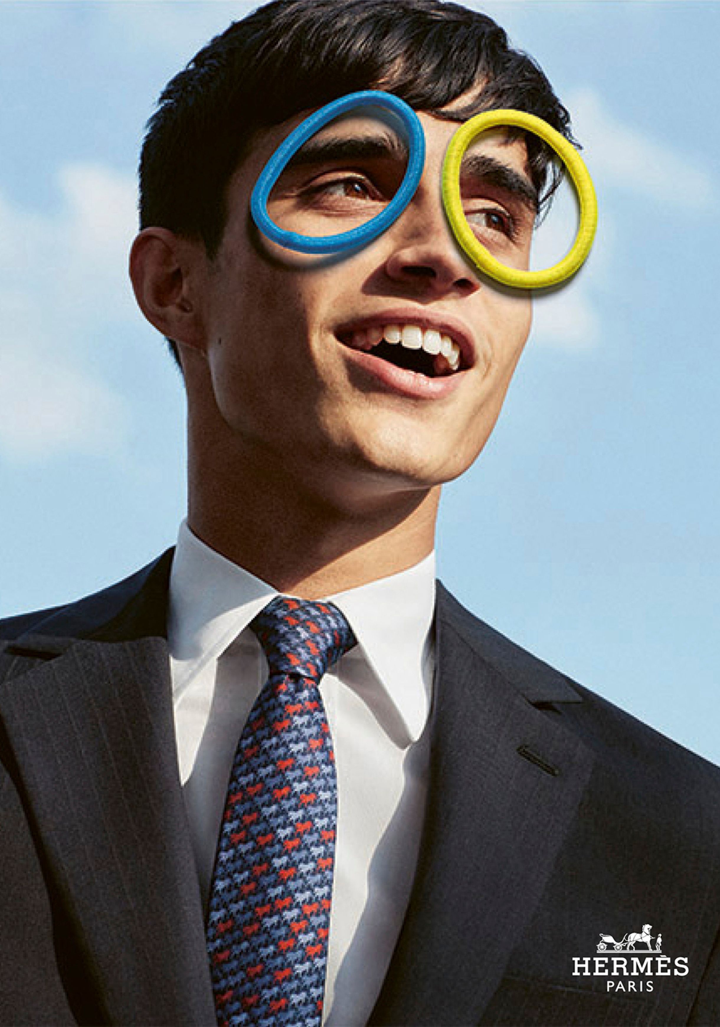 Hermès men's ties campaign, Spring / Summer 2017